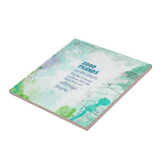 よい友人は星のようです タイル (側面)