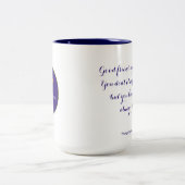 よい友人は星のよう…です ツートーンマグカップ (中央)