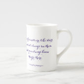 よい友人は星のよう…です ボーンチャイナマグカップ (右)