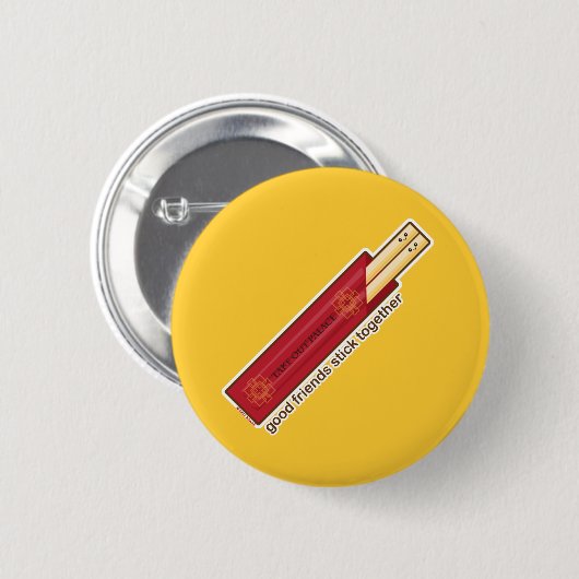 よい友人 缶バッジ (正面&裏面)