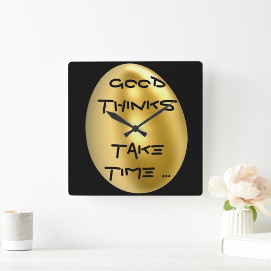 よい取ります時間に魔法のシックな柱時計を考えます! スクエア壁時計 (ホーム)