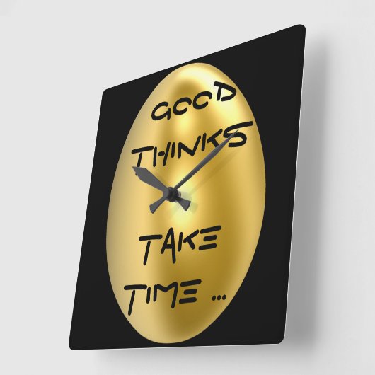 よい取ります時間に魔法のシックな柱時計を考えます! スクエア壁時計 (傾斜)