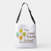 よい地球の学校の十字の遺体袋 クロスボディバッグ (裏面)