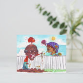 よい塀はよい隣人に郵便はがきをします ポストカード (スタンド正面)