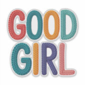 よい娘 シール (正面)