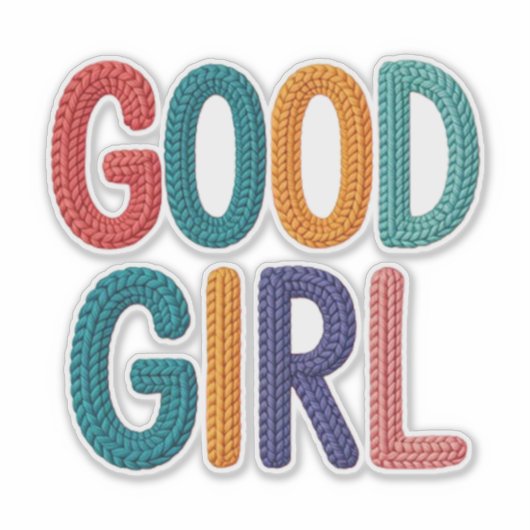 よい娘 シール (正面)