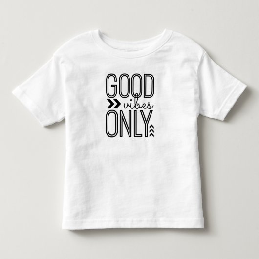 よい感情だけ トドラーTシャツ (正面)