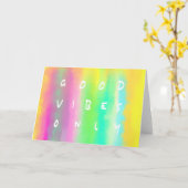 よい感情の確実のインスピレーションの絵画だけ カード (黄色い花)