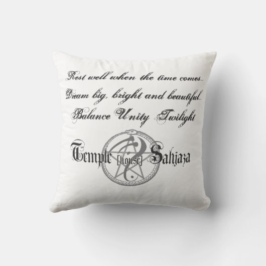 "よい感情"の枕 クッション (裏面)