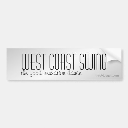 よい感覚 バンパーステッカー (正面)