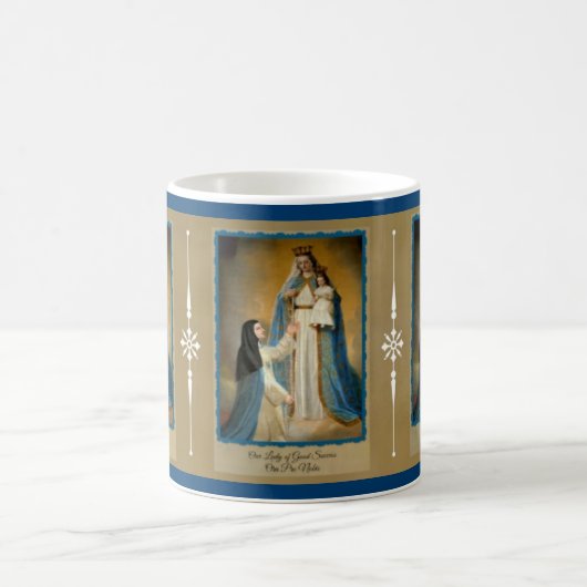 よい成功のカトリック教徒の私達の女性 コーヒーマグカップ (中央)