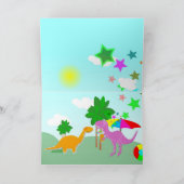 よい旅行の恐竜カードを持って下さい シーズンカード (内部)