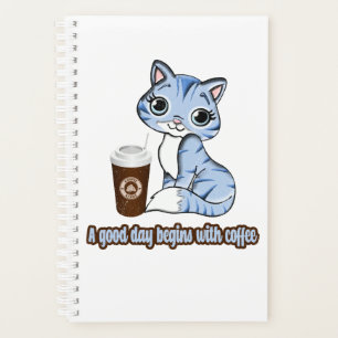 よい日はコーヒーから始まる 猫とコーヒー プランナー手帳