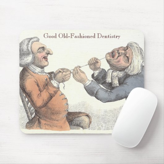 よい旧式の歯科の歯の抽出 マウスパッド (マウス)