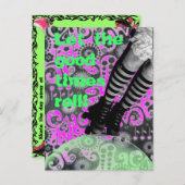 よい時ロールを許可して下さい! 招待の郵便はがき インビテーションポストカード (正面/裏面)