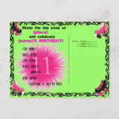 よい時ロールを許可して下さい! 招待の郵便はがき インビテーションポストカード (裏面)