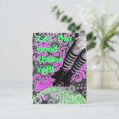 よい時ロールを許可して下さい! 招待の郵便はがき インビテーションポストカード (スタンド正面)