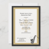 よい時ロール卒業パーティーを許可して下さい 招待状 (裏面)