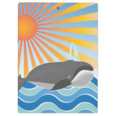 よい時間のクジラ クリップボード (裏面)