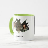 よい時、苦境のマグ マグカップ (正面左)