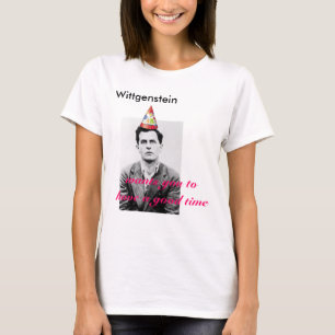 よい時Wittgenstein Tシャツ