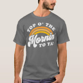 よい朝を Tシャツ (正面)