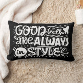 よい歯はスタイル常にです ランバークッション (ブランケット)