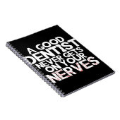 よい歯科医はあなたの神経のナースのTSで決して得ません ノートブック (右側)