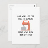 よい母は人を舐めさせよ ポストカード (正面/裏面)