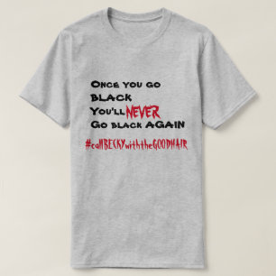 よい毛を搭載する呼出しBecky Tシャツ