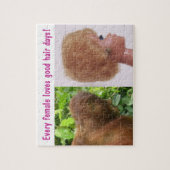 よい毛日の冗談 ジグソーパズル (縦)