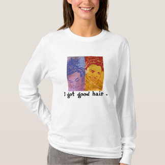 よい毛。 家族のアフリカ人 Tシャツ