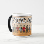 よい生産の鋳造物のマグ モーフィングマグカップ (正面左)