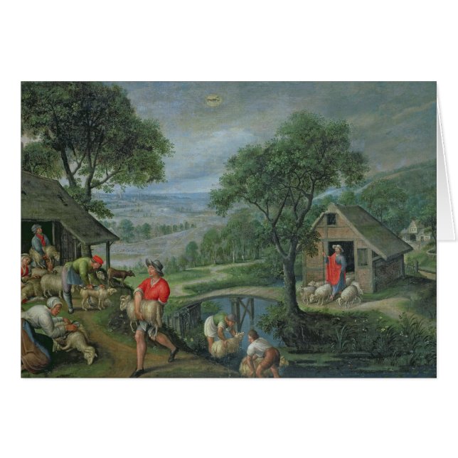 よい羊飼いの喩え、c.1580-90 (正面横)