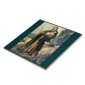 よい羊飼いの常緑の背景のタイル タイル (側面)