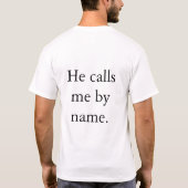 よい羊飼い Tシャツ (裏面)