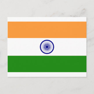 よい色のインドの旗"Tiranga " ポストカード