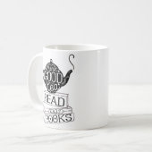 "よい茶… "-白いマグを飲んで下さい コーヒーマグカップ (正面左)