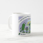 よい行為への私達の方法を笑わせること コーヒーマグカップ (正面左)