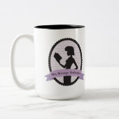 よい長く読書のための余分大きいマグ ツートーンマグカップ (左)