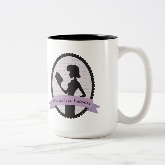 よい長く読書のための余分大きいマグ ツートーンマグカップ (右)