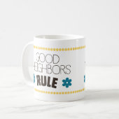 よい隣人の規則 コーヒーマグカップ (正面左)