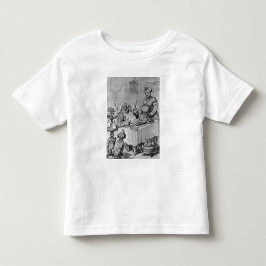よい食事、 トドラーTシャツ (正面)