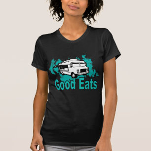 よい食糧トラックを食べます Tシャツ