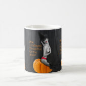 よい魔法使いのゴシックの女の子のセクシーなピンナップのミームのハロウィンのマグ コーヒーマグカップ (中央)