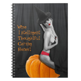 よい魔法使いのゴシックの女の子の魔法綴りのノートジャーナル ノートブック