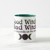 "よい魔法使い、悪い魔法使い… "は襲います マグカップ (中央)