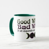 "よい魔法使い、悪い魔法使い… "は襲います マグカップ (正面左)