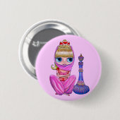 よい魔神ボタン 缶バッジ (正面&裏面)