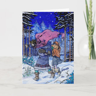 よいWenceslas王のクリスマスカード シーズンカード